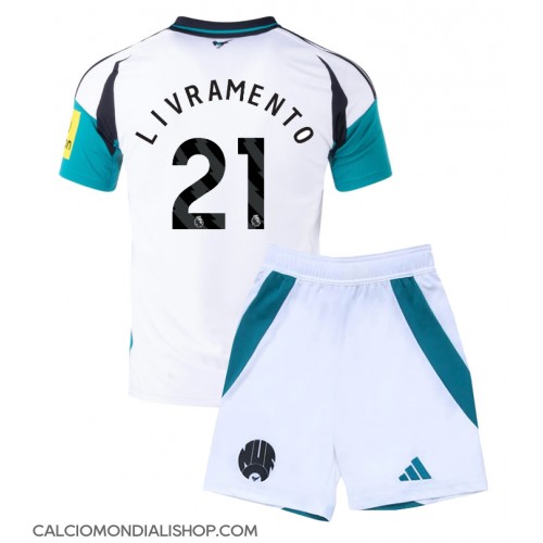 Maglie da calcio Newcastle United Tino Livramento #21 Terza Maglia Bambino 2024-25 Manica Corta (+ Pantaloni corti)